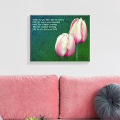 Tulips Work Liebe Dance Live Inspiration Leinwanddruck (Insitu (Wohnzimmer))
