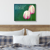 Tulips Work Liebe Dance Live Inspiration Leinwanddruck (Insitu (Schlafzimmer))