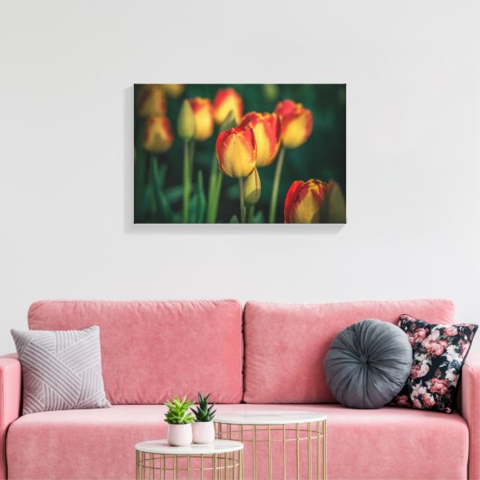 Tulips Wrapped Canvas Leinwanddruck (Insitu (Wohnzimmer))