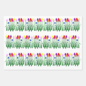 Tulips Wrapping Paper Sheets Geschenkpapier Set (Vorderseite 3)