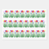 Tulips Wrapping Paper Sheets Geschenkpapier Set (Vorderseite 2)
