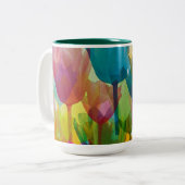 Tulips Zweifarbige Tasse (Vorderseite Links)