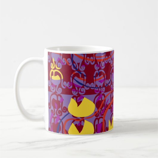 Tulipzwiebel-Cupflowers Kaffeetasse (Links)