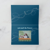 Tulissen auf lustig nur weil Karte mit Basset-Hund (Innenseite)