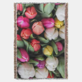 Tulissen Farbige Blume Osterfrühling Decke (Vorderseite Vertikal)