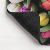 Tulissen Farbige Blume Osterfrühling Mousepad (Ecke)