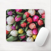 Tulissen Farbige Blume Osterfrühling Mousepad (Mit Mouse)