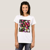 Tulissen Farbige Blume Osterfrühling T-Shirt (Vorne ganz)