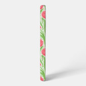 Tulissen in Rot und Grün Samsung Galaxy Hülle (Linke Seite)