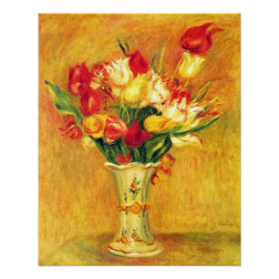 Tulissen von Pierre Renoir, Vintager Impressionism Poster