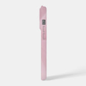 Tüll-Rosa-Hintergrund-Handyhülle iPhone Hülle (Linke Seite)