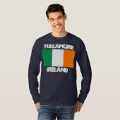 Tullamore, Irland mit irischer Flagge T-Shirt (Vorne ganz)