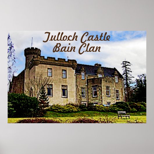 Tulloch Castle - Bain Clan Poster (Vorne)