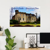 Tulloch Castle - Davidson Clan Poster (Heimbüro)