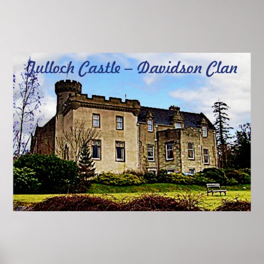 Tulloch Castle - Davidson Clan Poster (Vorne)