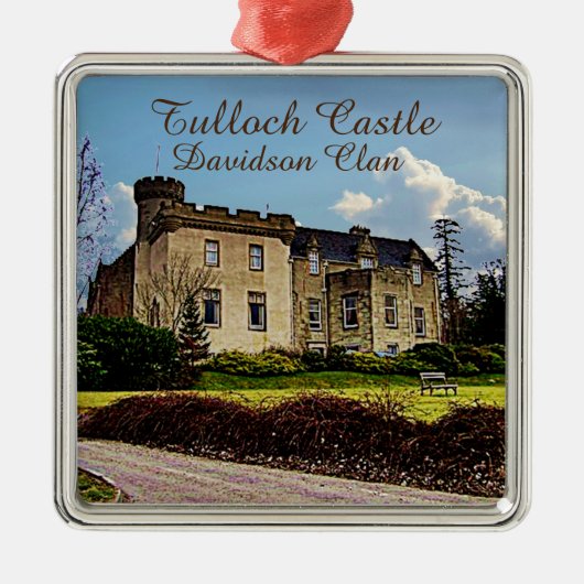 Tulloch Castle Scottish Davidson Clan Ornament Aus Metall (Vorne)