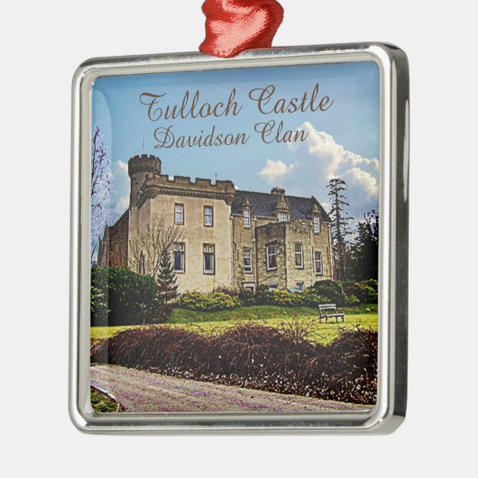Tulloch Castle Scottish Davidson Clan Ornament Aus Metall (Links)