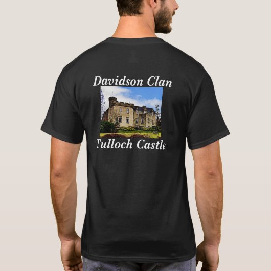 Tulloch Castle - Scottish Davidson Clan T-Shirt (Rückseite)