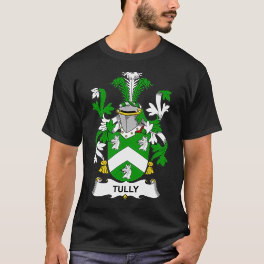 Tully Coat of Arms Familienwappen T-Shirt (Vorderseite)