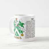 Tully, der Ursprung, die Bedeutung und das Wappen Kaffeetasse (Vorderseite Links)