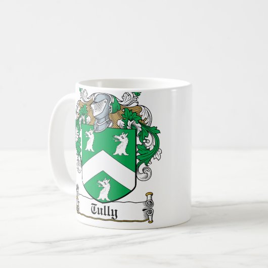 Tully Familienwappen Kaffeetasse (Vorderseite Links)