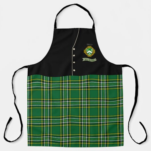 Tully Irish Shield Personalisiert Kilt Schürze (Vorderseite)