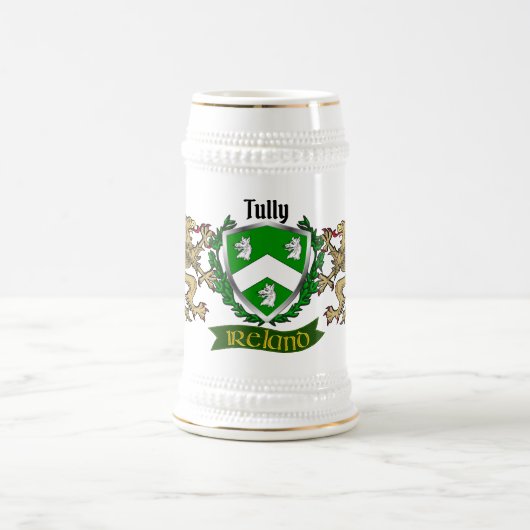 Tully/Macatilla Irish Shield Bierglas (Mittel)