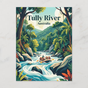 Tully River Queensland Australien White Water Raft Postkarte