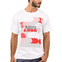 TULOL Rot Pink Weiße T-Shirt