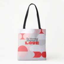 TULOL Rot Pink Weiße Tasche