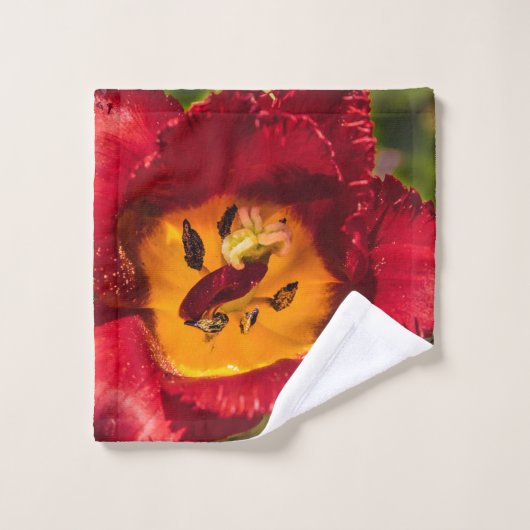 Tulpe Badhandtuch Set (Waschlappen)