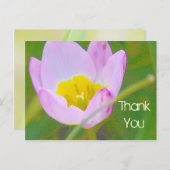 Tulpe Blume danke leere Karte (Vorne/Hinten)