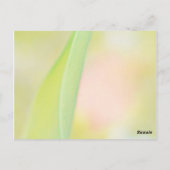 Tulpe Blume danke leere Karte (Rückseite)