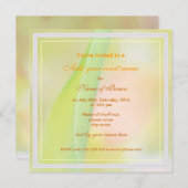 Tulpe-Blume Party Einladung (Vorne/Hinten)