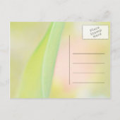 Tulpe-Blume Save the Date leere Karte (Rückseite)