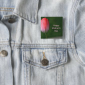 Tulpe-Blume, Tag der glücklichen Mutter Button (Beispiel)