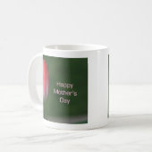 Tulpe-Blume, Tag der glücklichen Mutter Kaffeetasse (Vorderseite Links)