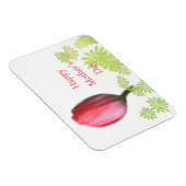 Tulpe-Blume, Tag der glücklichen Mutter Magnet (Rechte Seite)