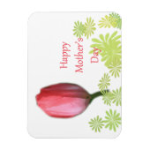 Tulpe-Blume, Tag der glücklichen Mutter Magnet (Vertikal)