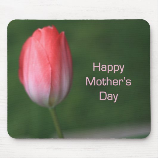Tulpe-Blume, Tag der glücklichen Mutter Mousepad (Vorne)