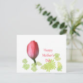 Tulpe-Blume, Tag der glücklichen Mutter Postkarte (Stehend Vorderseite)