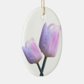 Tulpe-Blume zum Gedenken an Verzierung Keramik Ornament (Rechts)