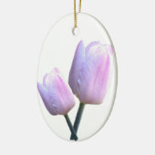 Tulpe-Blume zum Gedenken an Verzierung Keramik Ornament (Links)