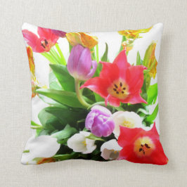 Tulpe-Blumen-Muster Kissen