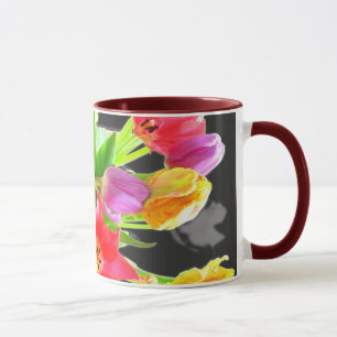Tulpe-Blumen-Tasse Tasse
