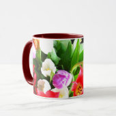 Tulpe-Blumen-Tasse Tasse (Vorderseite Links)