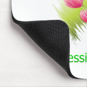 Tulpe-Blumen-Verwaltungsfachleute-Tag Mousepad (Ecke)