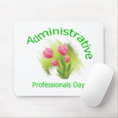 Tulpe-Blumen-Verwaltungsfachleute-Tag Mousepad (Mit Mouse)