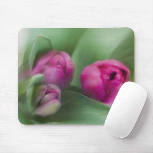 Tulpe-Blumenstrauß Mousepad (Mit Mouse)