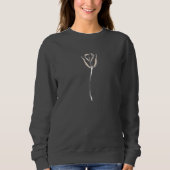Tulpe - Elegante Illustration Sweatshirt (Vorderseite)